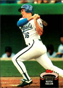 #786 Keith Miller - Kansas City Royals - 1992 Stadium Club Baseball