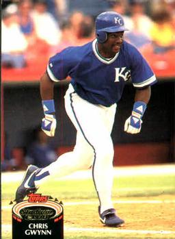 #815 Chris Gwynn - Kansas City Royals - 1992 Stadium Club Baseball