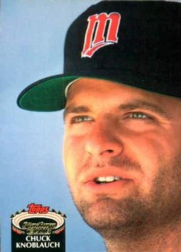 #830 Chuck Knoblauch - Minnesota Twins - 1992 Stadium Club Baseball