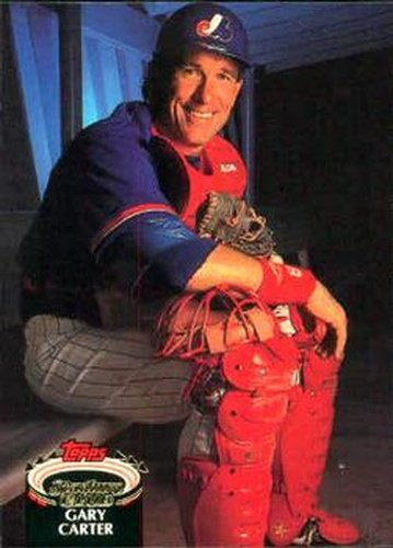 #845 Gary Carter - Montreal Expos - 1992 Stadium Club Baseball