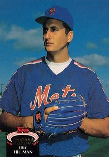 #847 Eric Hillman - New York Mets - 1992 Stadium Club Baseball