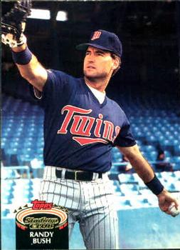 #84 Randy Bush - Minnesota Twins - 1992 Stadium Club Baseball