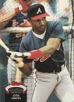#882 Otis Nixon - Atlanta Braves - 1992 Stadium Club Baseball