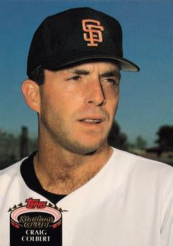#891 Craig Colbert - San Francisco Giants - 1992 Stadium Club Baseball