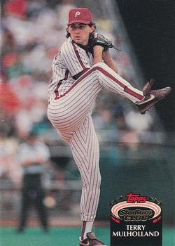 #98 Terry Mulholland - Philadelphia Phillies - 1992 Stadium Club Baseball