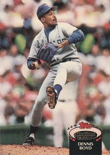 #99 Dennis Boyd - Texas Rangers - 1992 Stadium Club Baseball