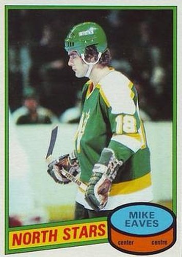 #206 Mike Eaves - Minnesota North Stars - 1980-81 O-Pee-Chee Hockey