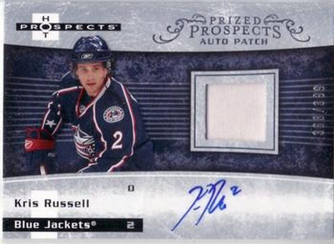 #206 Kris Russell - Columbus Blue Jackets - 2007-08 Fleer Hot Prospects Hockey