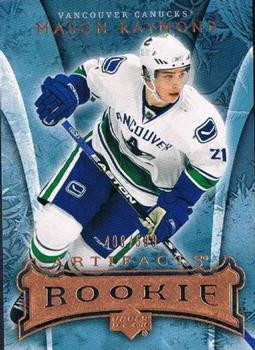 #206 Mason Raymond - Vancouver Canucks - 2007-08 Upper Deck Artifacts Hockey