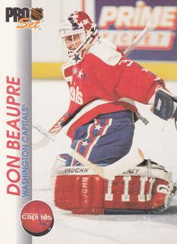 #206 Don Beaupre - Washington Capitals - 1992-93 Pro Set Hockey