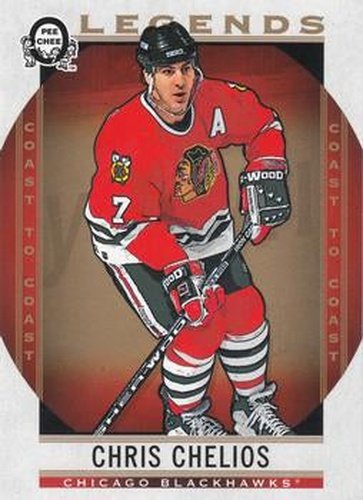 #206 Chris Chelios - Chicago Blackhawks - 2018-19 O-Pee-Chee Coast to Coast Hockey