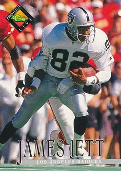 #206 James Jett - Los Angeles Raiders - 1994 Pro Line Live Football