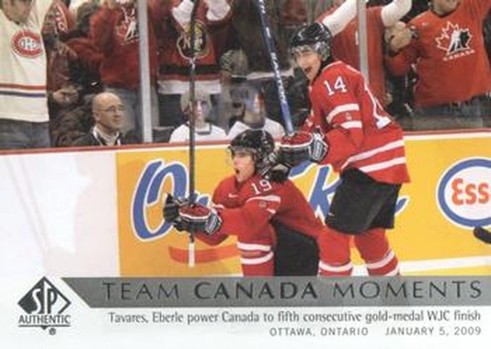 #206 John Tavares / Jordan Eberle - Canada - 2012-13 SP Authentic Hockey
