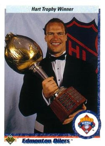 #206 Mark Messier - Edmonton Oilers - 1990-91 Upper Deck Hockey