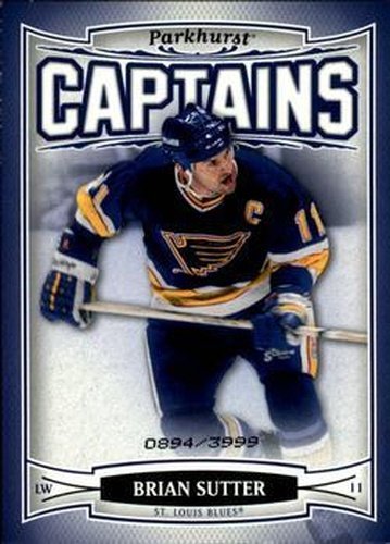 #206 Brian Sutter - St. Louis Blues - 2006-07 Parkhurst Hockey