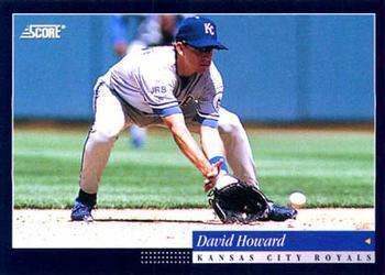 #206 David Howard - Kansas City Royals -1994 Score Baseball