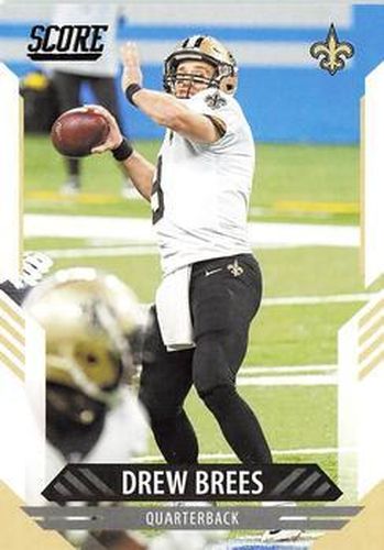 #206 Drew Brees - New Orleans Saints - 2021 Score Football