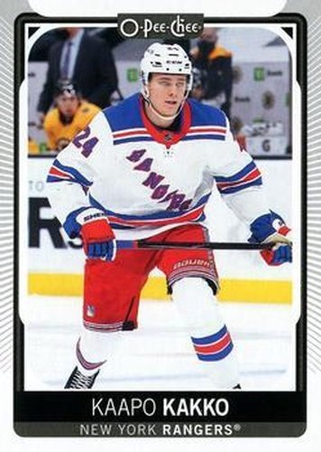 #206 Kaapo Kakko - New York Rangers - 2021-22 O-Pee-Chee Hockey
