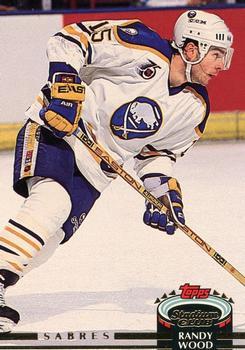 #206 Randy Wood - Buffalo Sabres - 1992-93 Stadium Club Hockey