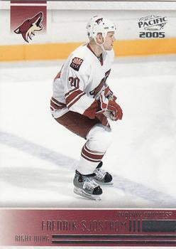 #206 Fredrik Sjostrom - Phoenix Coyotes - 2004-05 Pacific Hockey