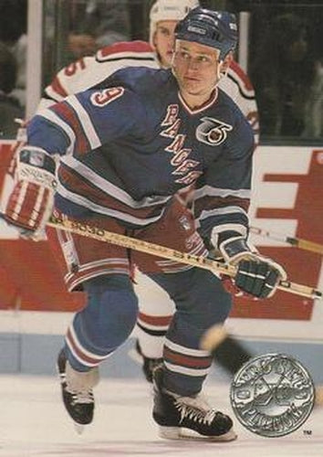 #207 Adam Graves - New York Rangers - 1991-92 Pro Set Platinum Hockey