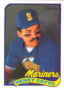 #207 Henry Cotto - Seattle Mariners - 1989 O-Pee-Chee Baseball