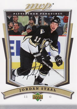#207 Jordan Staal - Pittsburgh Penguins - 2007-08 Upper Deck MVP Hockey