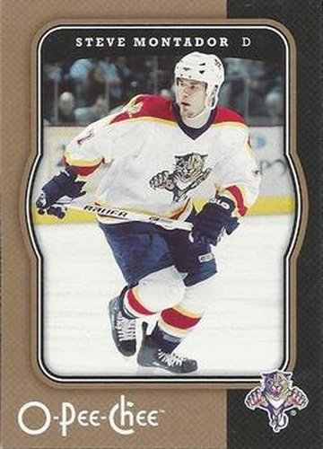 #207 Steve Montador - Florida Panthers - 2007-08 O-Pee-Chee Hockey