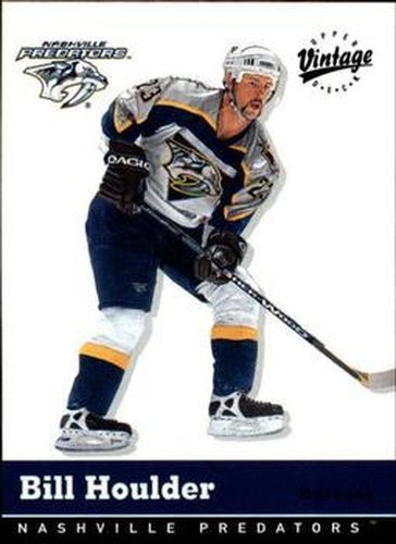 #207 Bill Houlder - Nashville Predators - 2000-01 Upper Deck Vintage Hockey