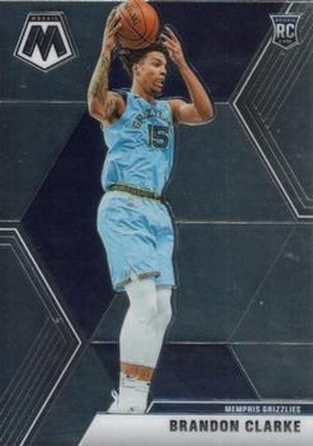 #207 Brandon Clarke - Memphis Grizzlies - 2019-20 Panini Mosaic Basketball