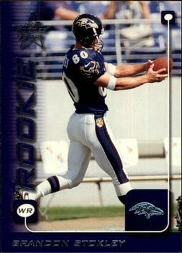 #207 Brandon Stokley - Baltimore Ravens - 1999 Leaf Rookies & Stars Football