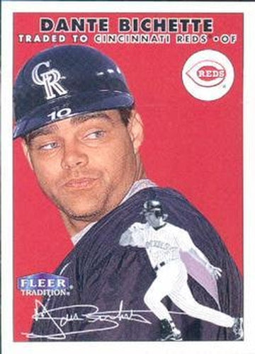 #207 Dante Bichette - Cincinnati Reds - 2000 Fleer Tradition Baseball