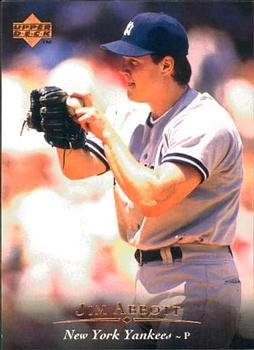 #207 Jim Abbott - New York Yankees - 1995 Upper Deck Baseball