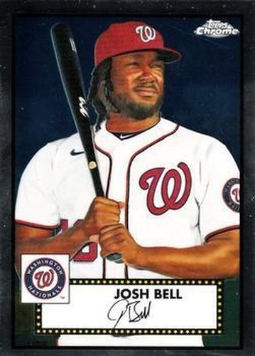 #207 Josh Bell - Washington Nationals - 2021 Topps Chrome Platinum Anniversary Baseball