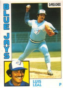 #207 Luis Leal - Toronto Blue Jays - 1984 O-Pee-Chee Baseball