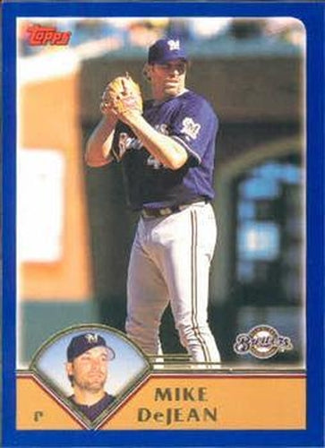 #207 Mike Dejean - Milwaukee Brewers - 2003 Topps Baseball