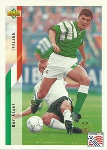 #207 Roy Keane - Ireland - 1994 Upper Deck World Cup Contenders English/Spanish Soccer