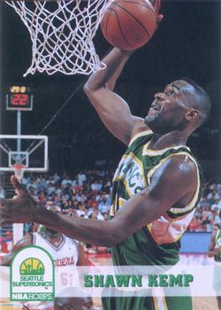 #207 Shawn Kemp - Seattle SuperSonics - 1993-94 Hoops Basketball