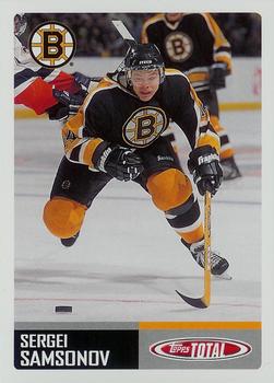 #207 Sergei Samsonov - Boston Bruins - 2002-03 Topps Total Hockey