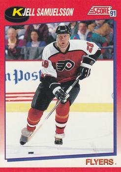 #207 Kjell Samuelsson - Philadelphia Flyers - 1991-92 Score Canadian Bilingual Hockey