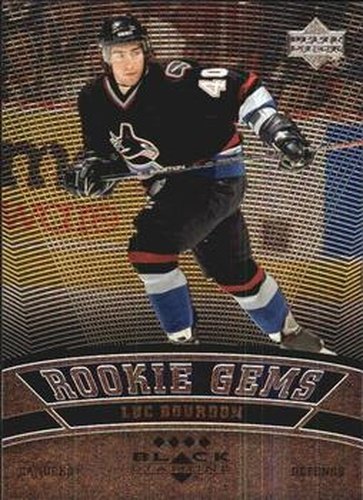 #207 Luc Bourdon - Vancouver Canucks - 2006-07 Upper Deck Black Diamond Hockey