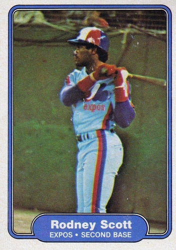 #207 Rodney Scott - Montreal Expos - 1982 Fleer Baseball