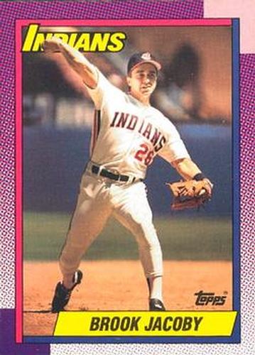 #208 Brook Jacoby - Cleveland Indians - 1990 O-Pee-Chee Baseball