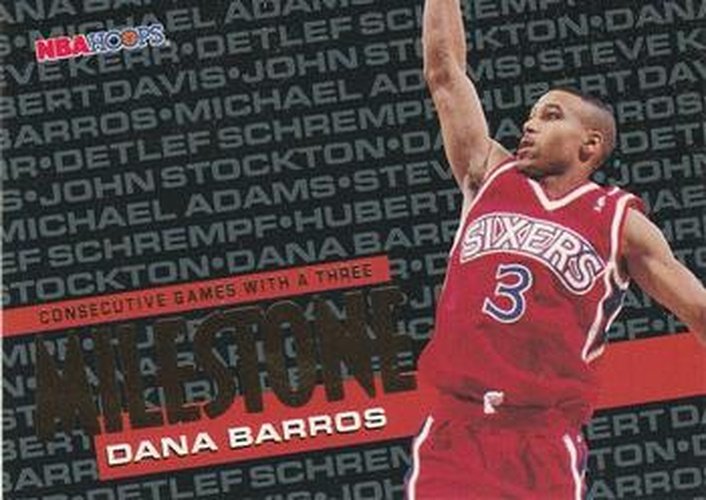 #208 Dana Barros - Philadelphia 76ers - 1995-96 Hoops Basketball