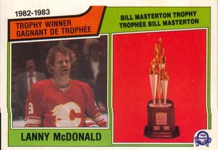 #208 Lanny McDonald - Calgary Flames - 1983-84 O-Pee-Chee Hockey