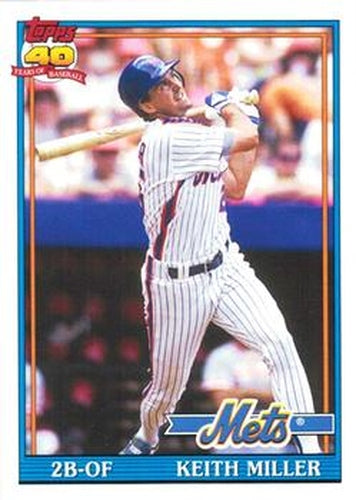 #208 Keith Miller - New York Mets - 2013 Topps Archives Baseball