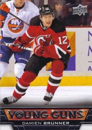#208 Damien Brunner - New Jersey Devils - 2013-14 Upper Deck Hockey