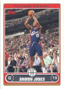 #208 Damon Jones - Cleveland Cavaliers - 2006-07 Topps Basketball