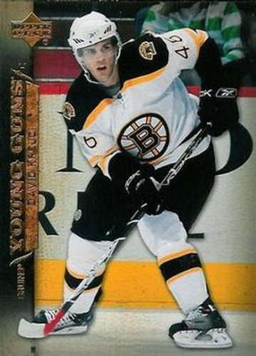 #208 David Krejci - Boston Bruins - 2007-08 Upper Deck Hockey
