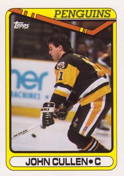 #208 John Cullen - Pittsburgh Penguins - 1990-91 Topps Hockey